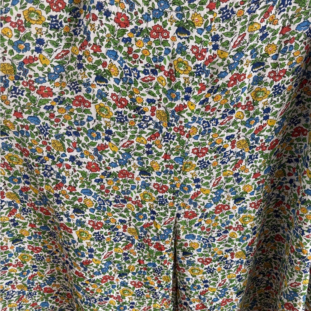 Anthropologie Multicolor Floral Midi Dress|Adjustable Straps|Flowy|Size L - Picture 6 of 8